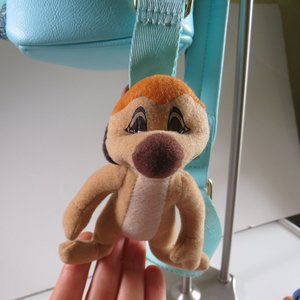 Disney Timon Meerkat BACKPACK CLIP plush mini stuffed animal Lion King #2